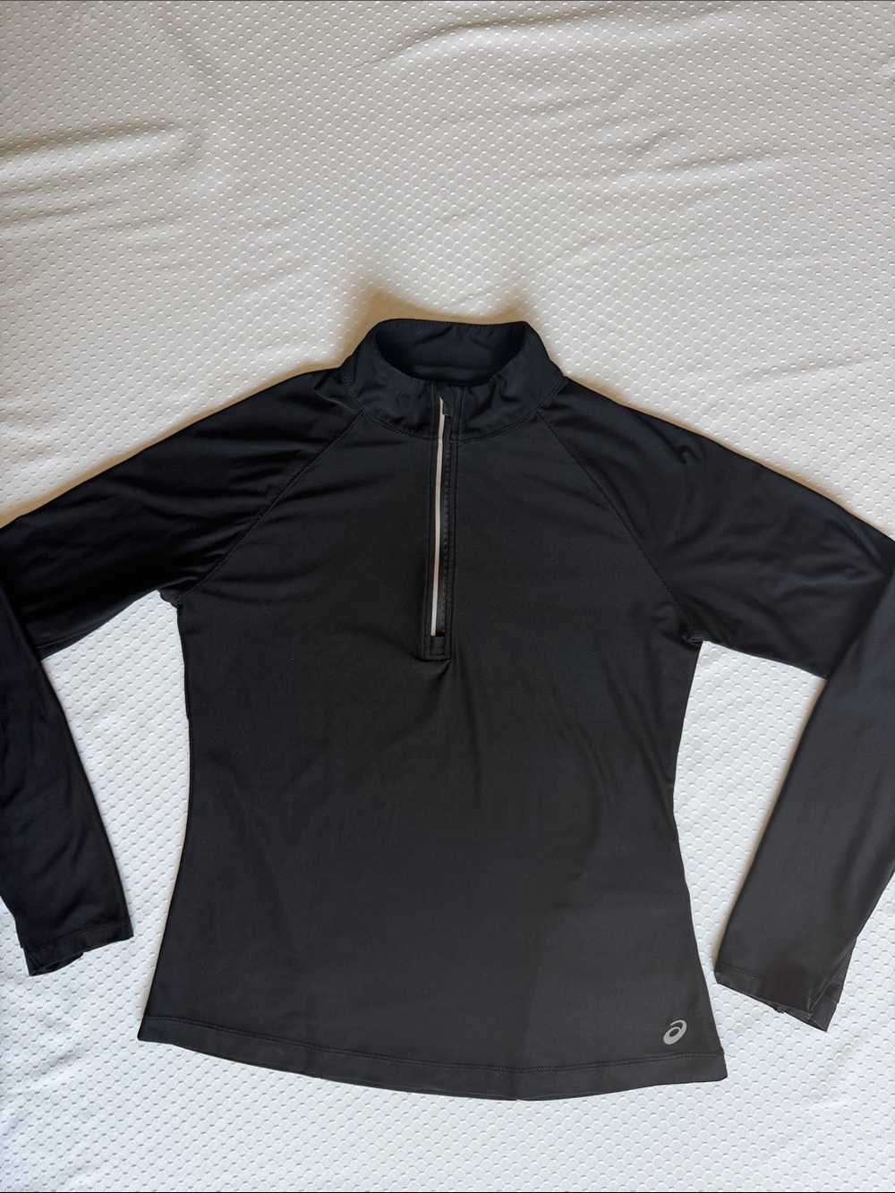 ASICS Black Long-Sleeve Half-Zip Training Top